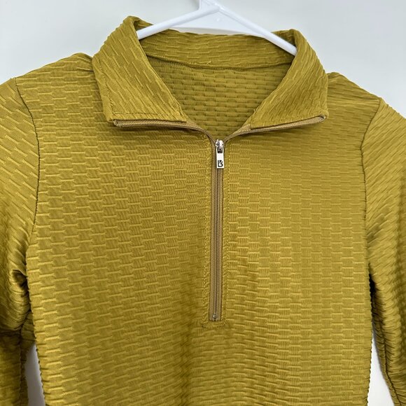 Buff Bunny Crop Pull Over Green Permafrost Workout - Picture 2 of 4